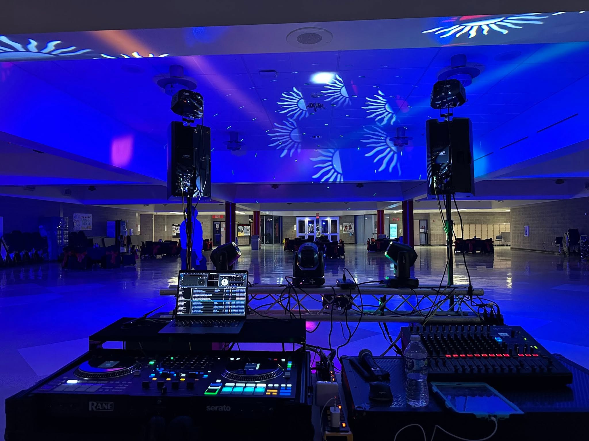 DJ Vic performing on stage